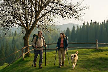 Chalets im Bayerischen Wald mit Hund